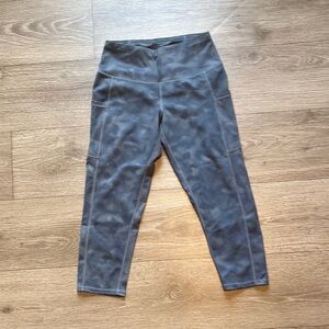 Gray Camouflage Leggings